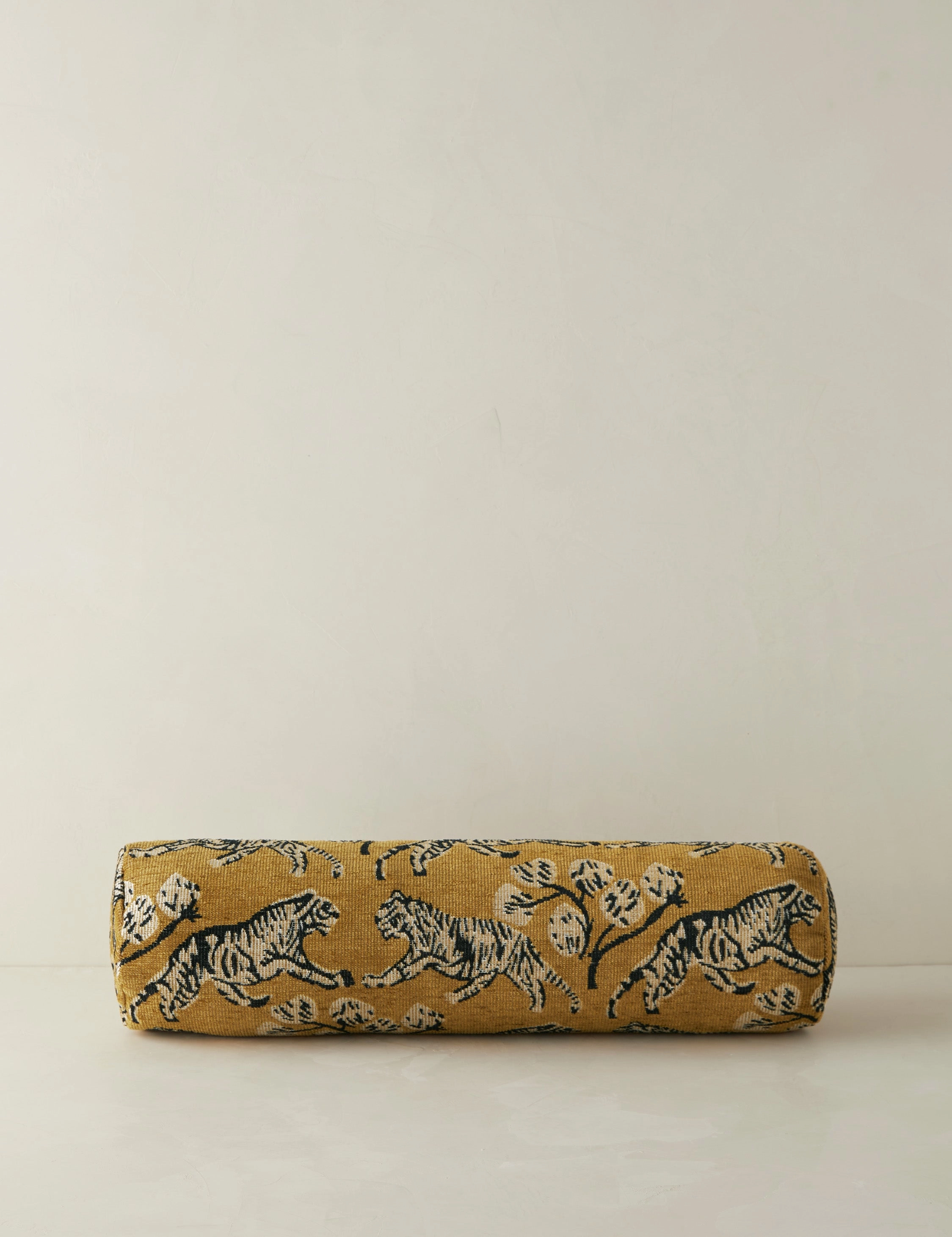 Tiger Jacquard Bolster Pillow by Sarah Sherman Samuelbedding sets ,throw blankets 