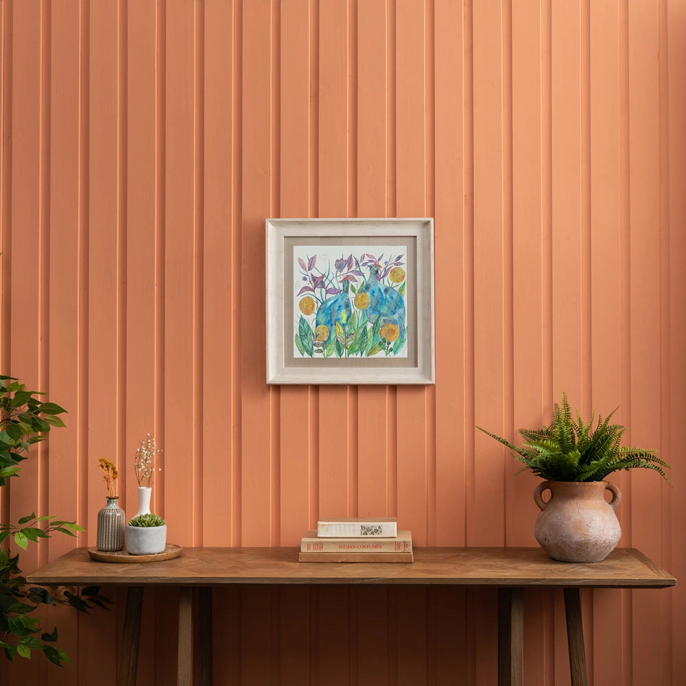 Tilda & Faye Linen Framed Print Birch