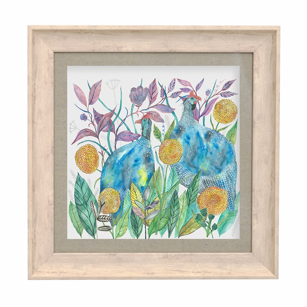 Tilda & Faye Linen Framed Print Birch