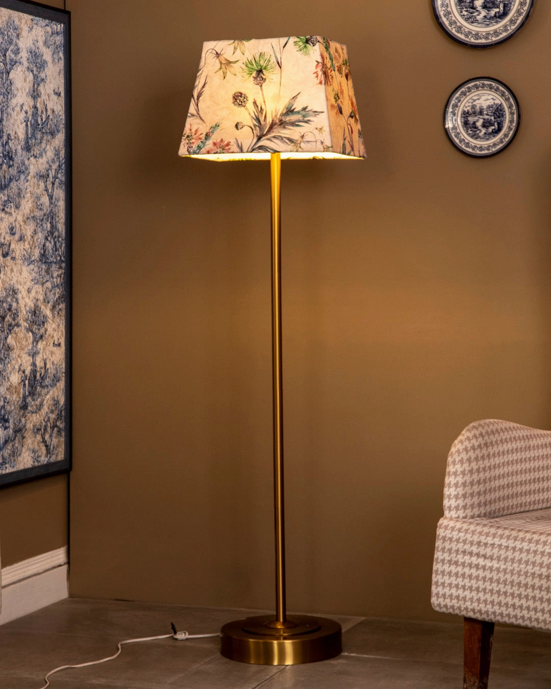 Timeless Floral Round Lamp Shade