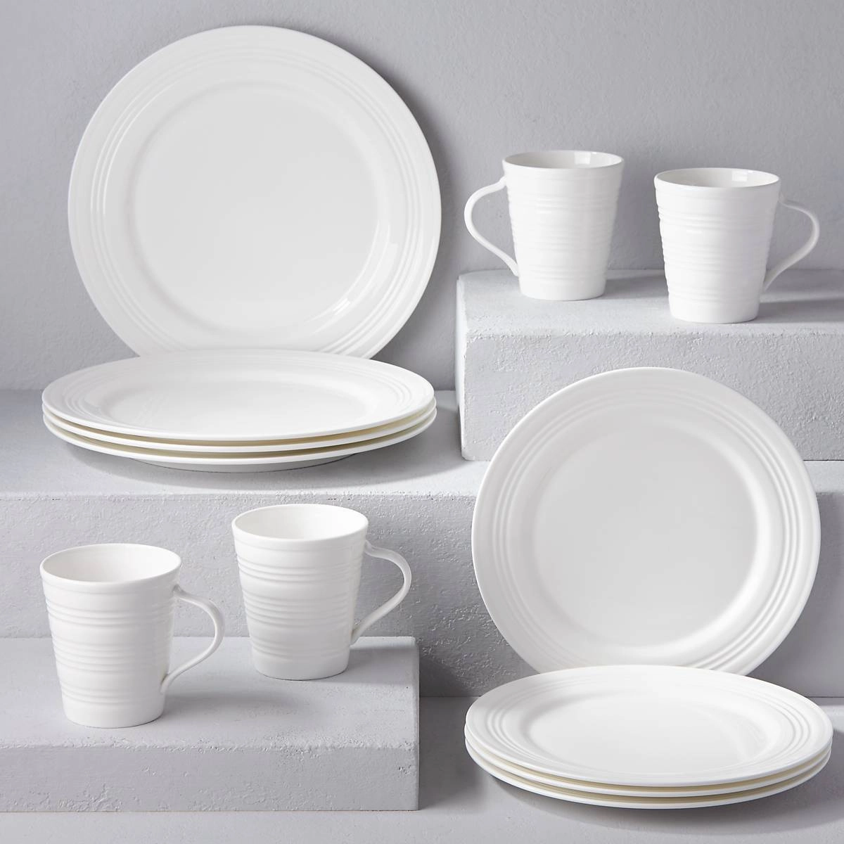 Tin Can Alley Four Degree 12-Piece Dinnerware Setmodern kitchen decor ,kitchen dinner set ,dinnerware 