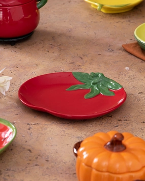 Tomato Serving Platter - Largemodern kitchen decor ,kitchen dinner set ,dinnerware 