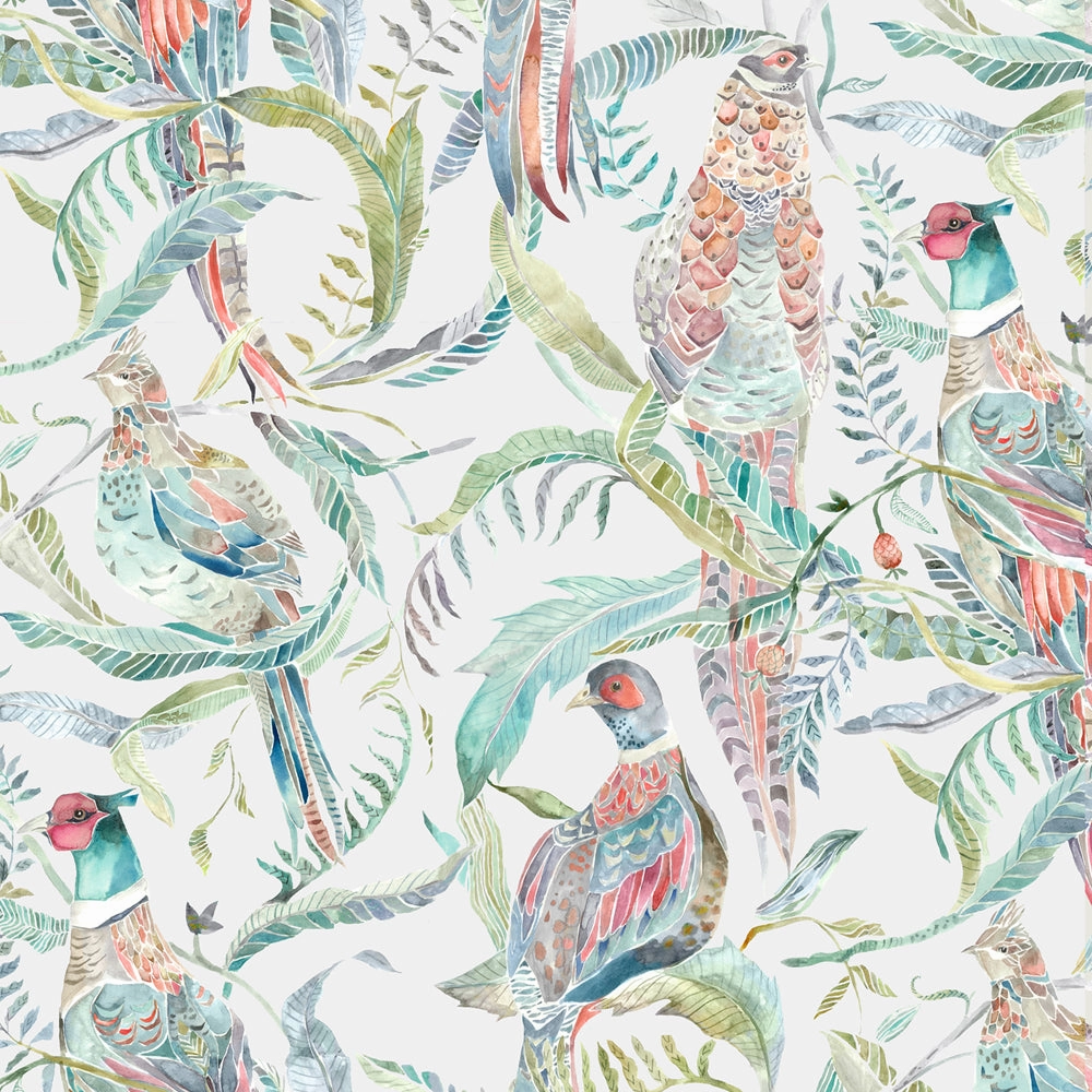 Torrington Printed Cotton Made to Measure Roman Blinds Pomegranate