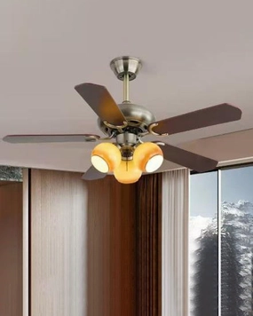 Traditional 5 Blade Ceiling Fan Lightmodern wall lamp,smart wall lamp
