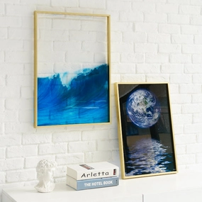 Transparent Ocean Wall Art With Framehome decor ,wall decor 