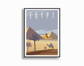 Travel Series - Egyptnordic style wall decor