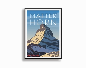 Travel Series - Matterhornnordic style wall decor