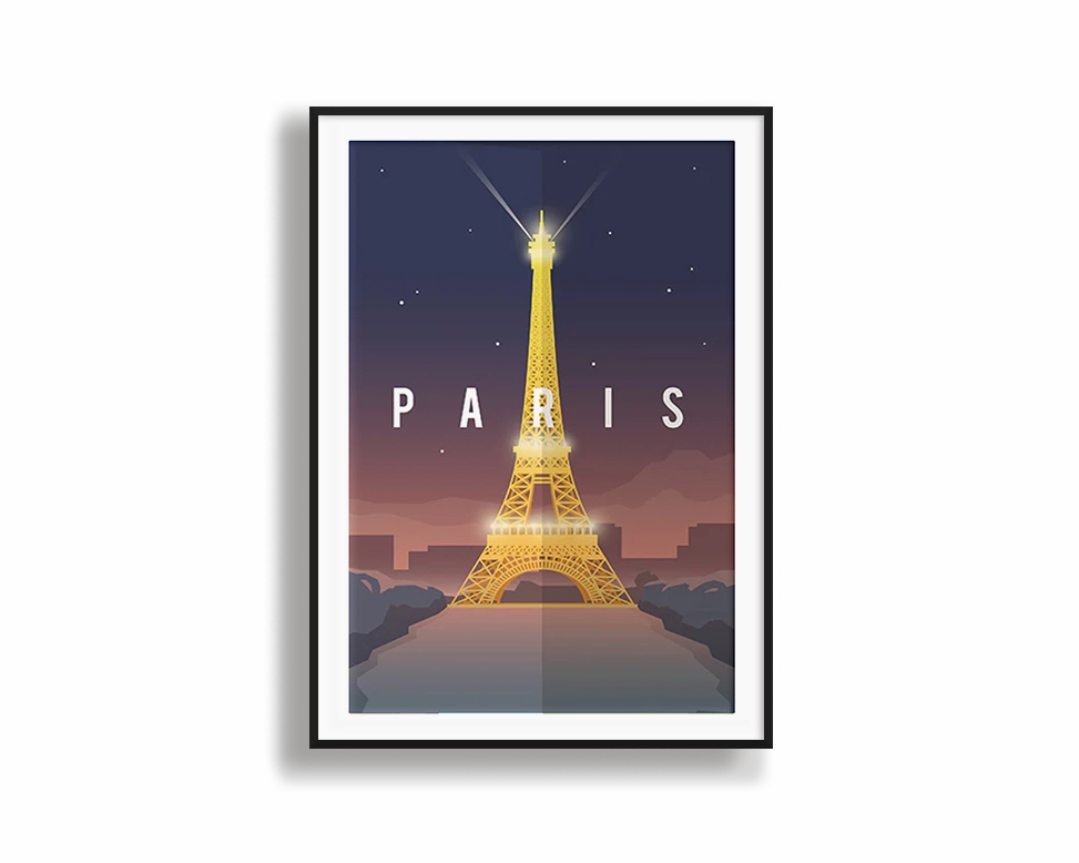 Travel Series - Parisnordic style wall decor