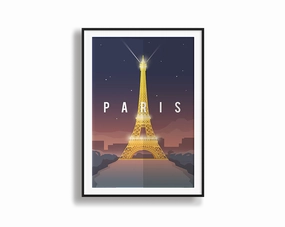 Travel Series - Parisnordic style wall decor