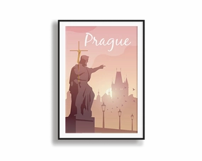 Travel Series - Praguenordic style wall decor