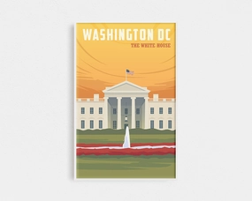 Travel Series - Washington DC, The White Housenordic style wall decor