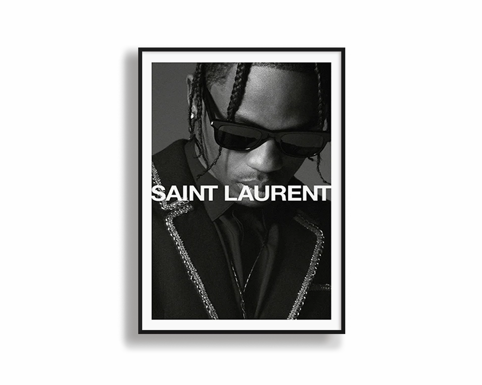 Travis Scott Saint Laurentmodern abstract painting decor