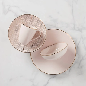 Trianna Blush 4-Piece Place Settingvalentine's day decorations ,valentine's centerpiece 