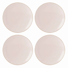 Trianna Coupe Dinner Plates - Set of 4valentine's day decorations ,valentine's centerpiece 