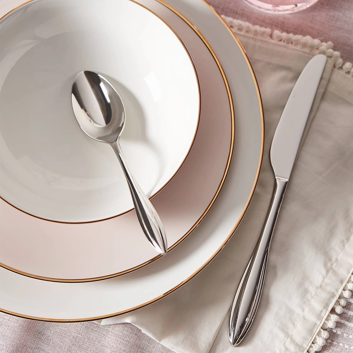 Trianna White Dinner Plate