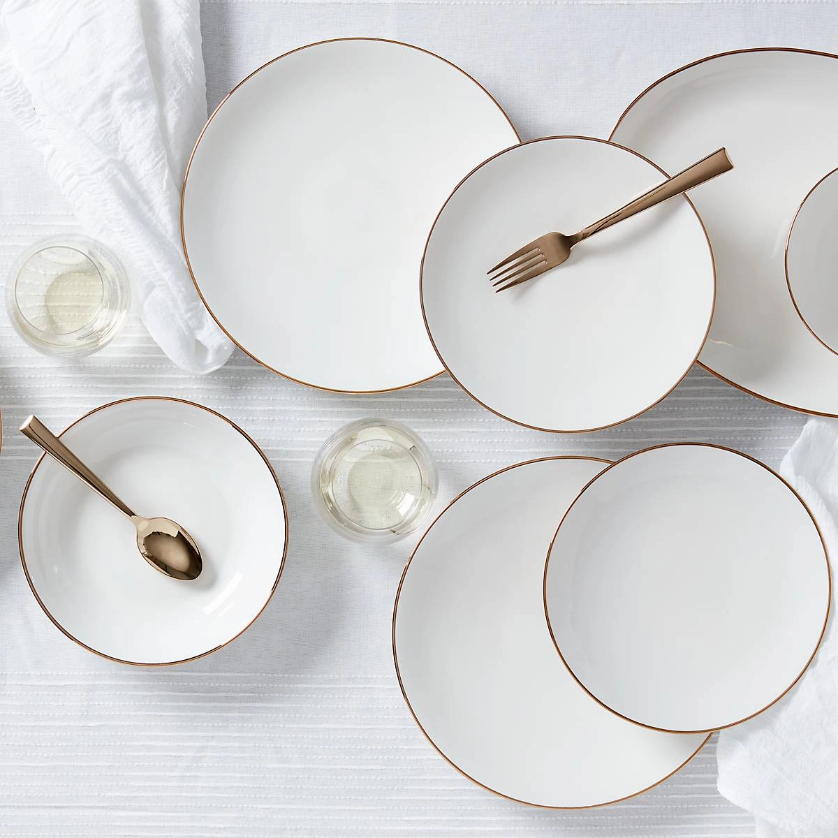 Trianna White Dinner Plate