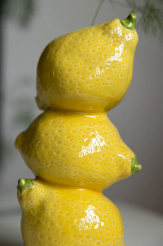 Trio Of Lemons Vase