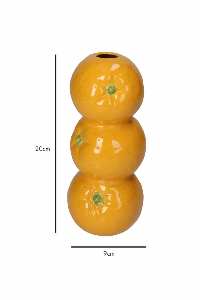 Trio Of Oranges Vase