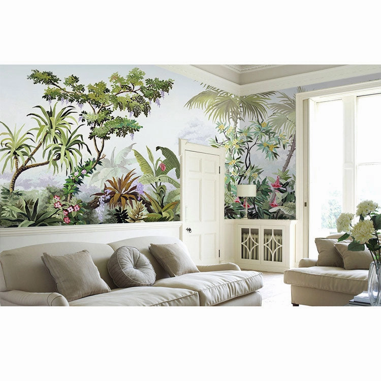 Tropical Island Forest Wall Mural