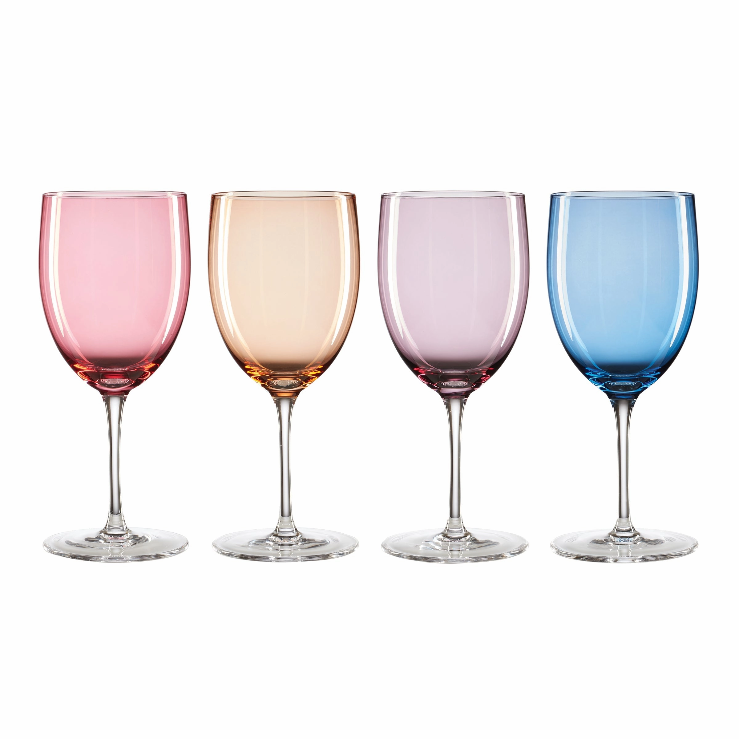 True Colors Wine Glasses - Set Of 4