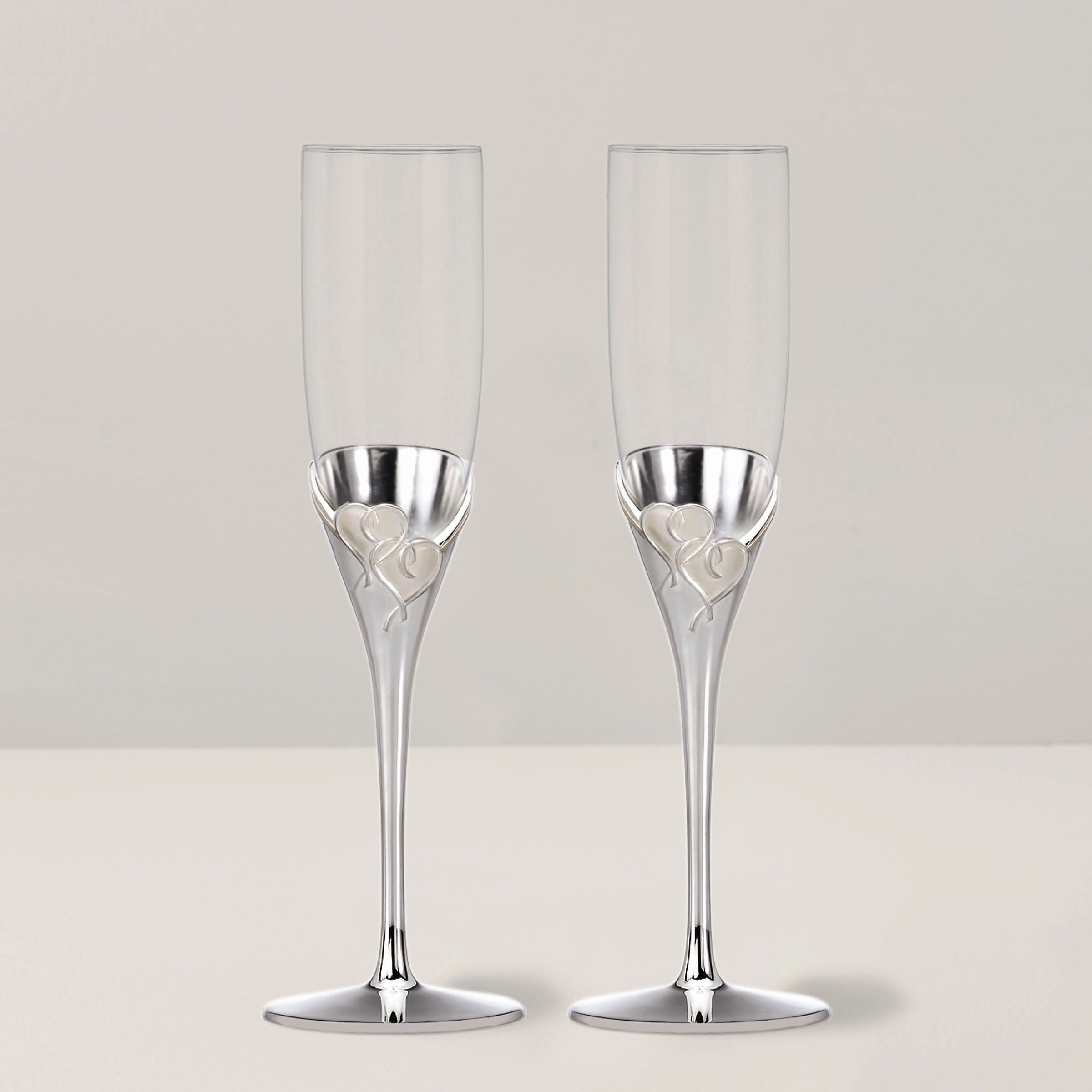 True Love 2-Piece Toasting Flute Setvalentine's day decorations ,valentine's centerpiece 