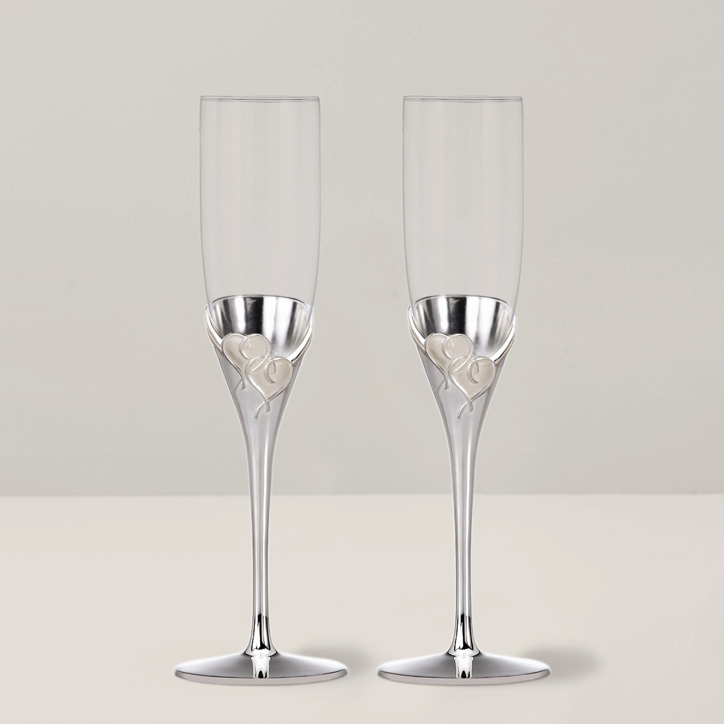 True Love 2-Piece Toasting Flute Setglass cups ,personalized mugs 