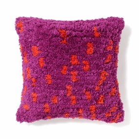 Tuft Dot Cushion Cover 450 x 450  Purplebedding sets ,throw blankets 