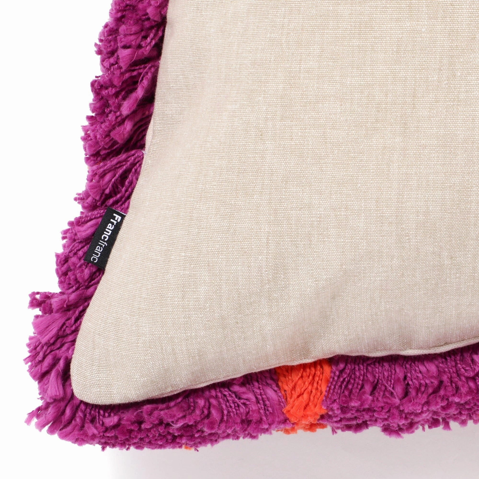 Tuft Dot Cushion Cover 450 x 450  Purple