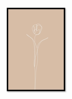 Tulip in Beige, Posterpop culture themed posters