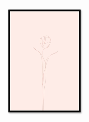 Tulip in Pink, Posterpop culture themed posters