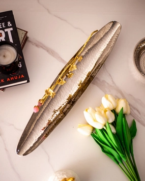 Tulip Long Platter - 19"modern kitchen decor ,kitchen dinner set ,dinnerware 