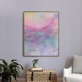 Tulla Elderberry Framed Canvas Stonemodern home decor ,home decor for bedroom 