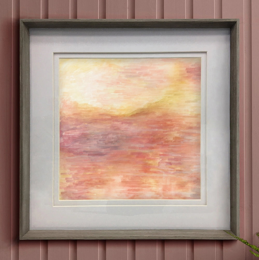 Tulla Framed Print Nut/Saffronmodern home decor ,home decor for bedroom 