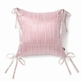 Tulle Gathered Cushion Cover 450 X 450 Pinkbedding sets ,throw blankets 