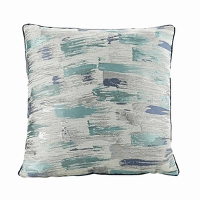 Turquoise and Blue Abstract Throw Cushionhome decoration ,modern home decor 