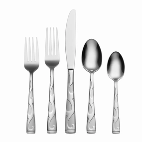 Tuscany 45 Piece Flatware Seteco-friendly bamboo fiber tableware set 