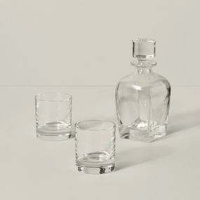 Tuscany Classics 3 pc Decanter & Glass Setvalentine's day decorations ,valentine's centerpiece 