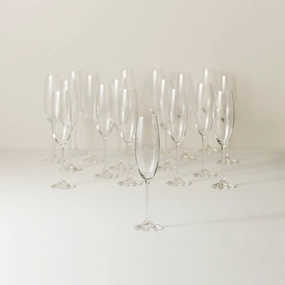 Tuscany Classics Champagne Flute Glasses - Set Of 18glass cups ,personalized mugs 