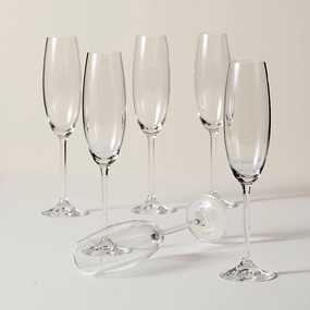Tuscany Classics Champagne Flute Glasses - Set Of 6thanksgiving decor ,thanksgiving centerpiece 