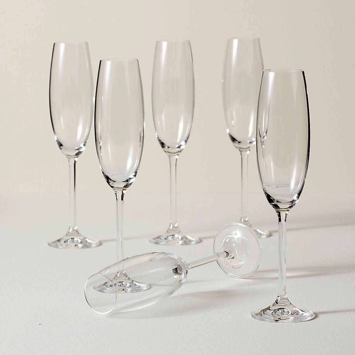 Tuscany Classics Champagne Flute Glasses - Set Of 6glass cups ,personalized mugs 