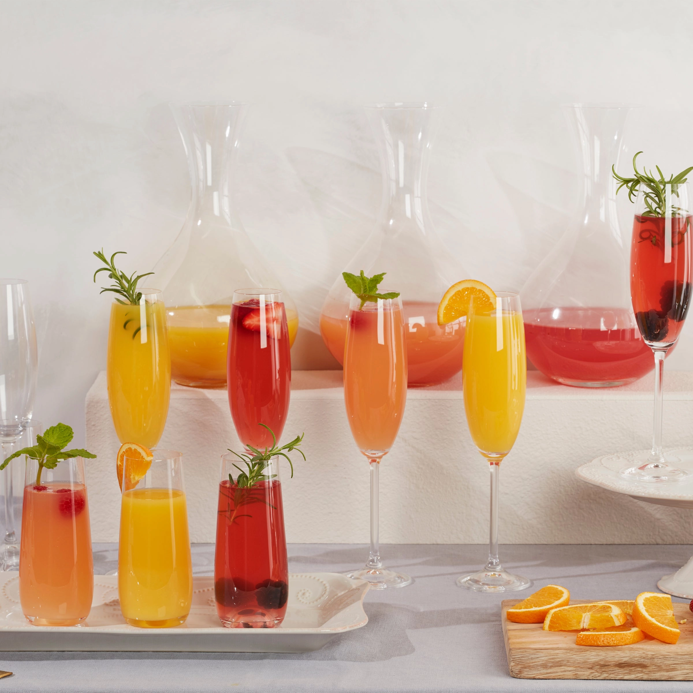 Tuscany Classics Champagne Flute Glasses - Set Of 6