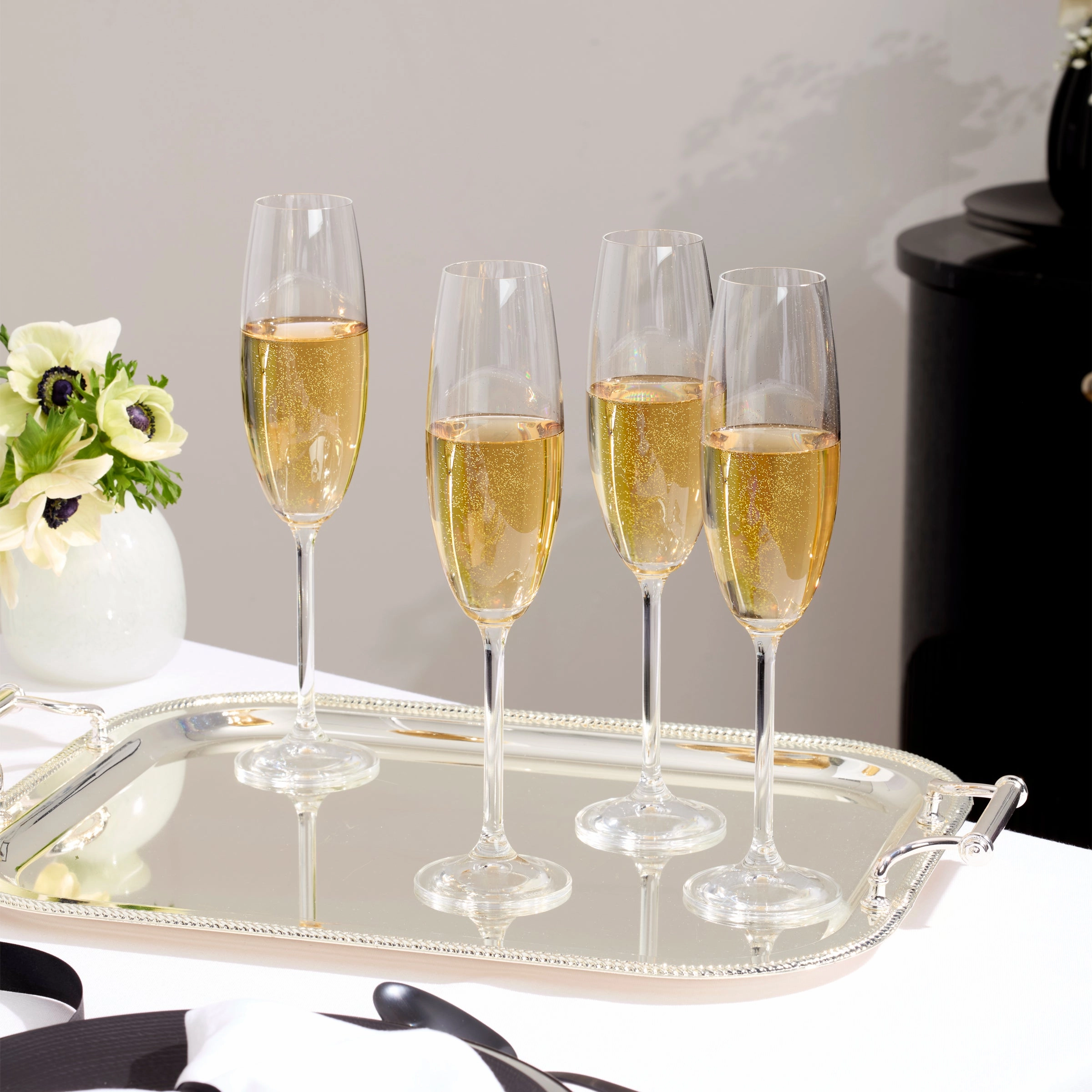 Tuscany Classics Champagne Flute Glasses - Set Of 6
