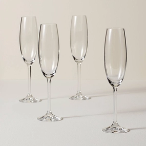 Tuscany Classics Flute Glasses - Set Of 4glass cups ,personalized mugs 