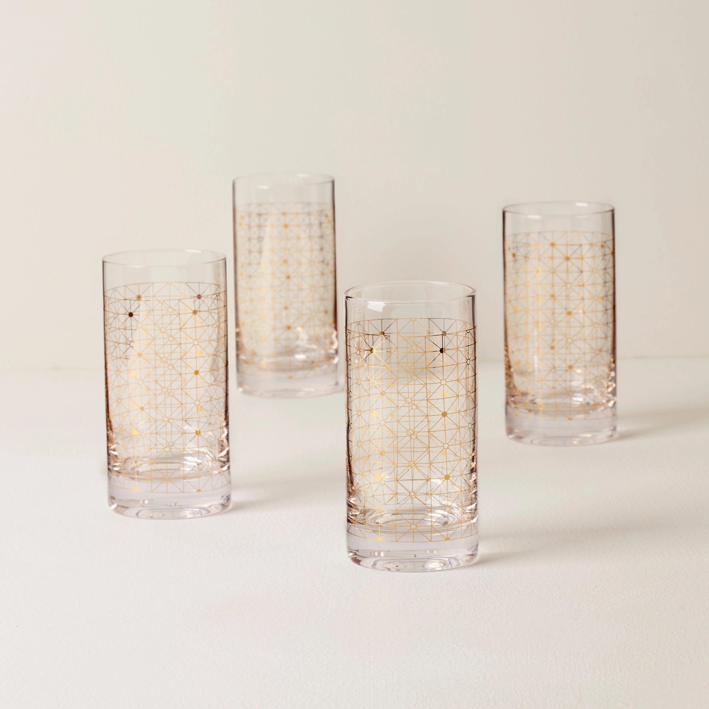 Tuscany Classics Gold Dust Highball Glasses - Set Of 4thanksgiving decor ,thanksgiving centerpiece 