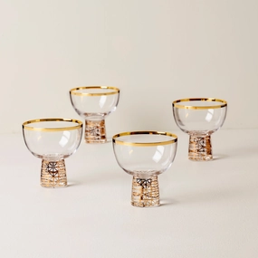 Tuscany Classics Gold Frost Coupe Glasses - Set Of 4thanksgiving decor ,thanksgiving centerpiece 