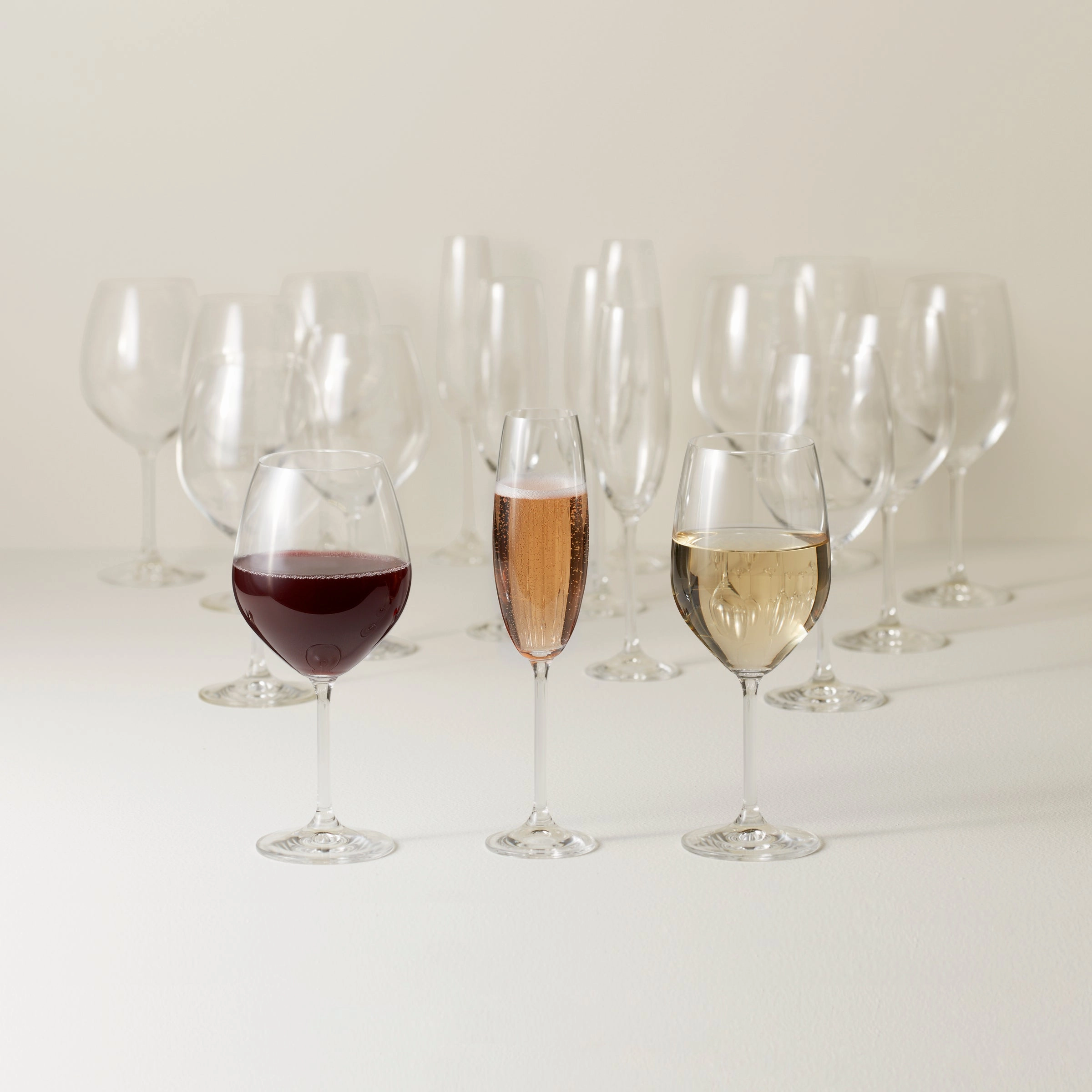 Tuscany Classics Mixed Wine Glasses - Set Of 18