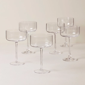 Tuscany Classics Straight Coupe Glasses - Set Of 6valentine's day decorations ,valentine's centerpiece 
