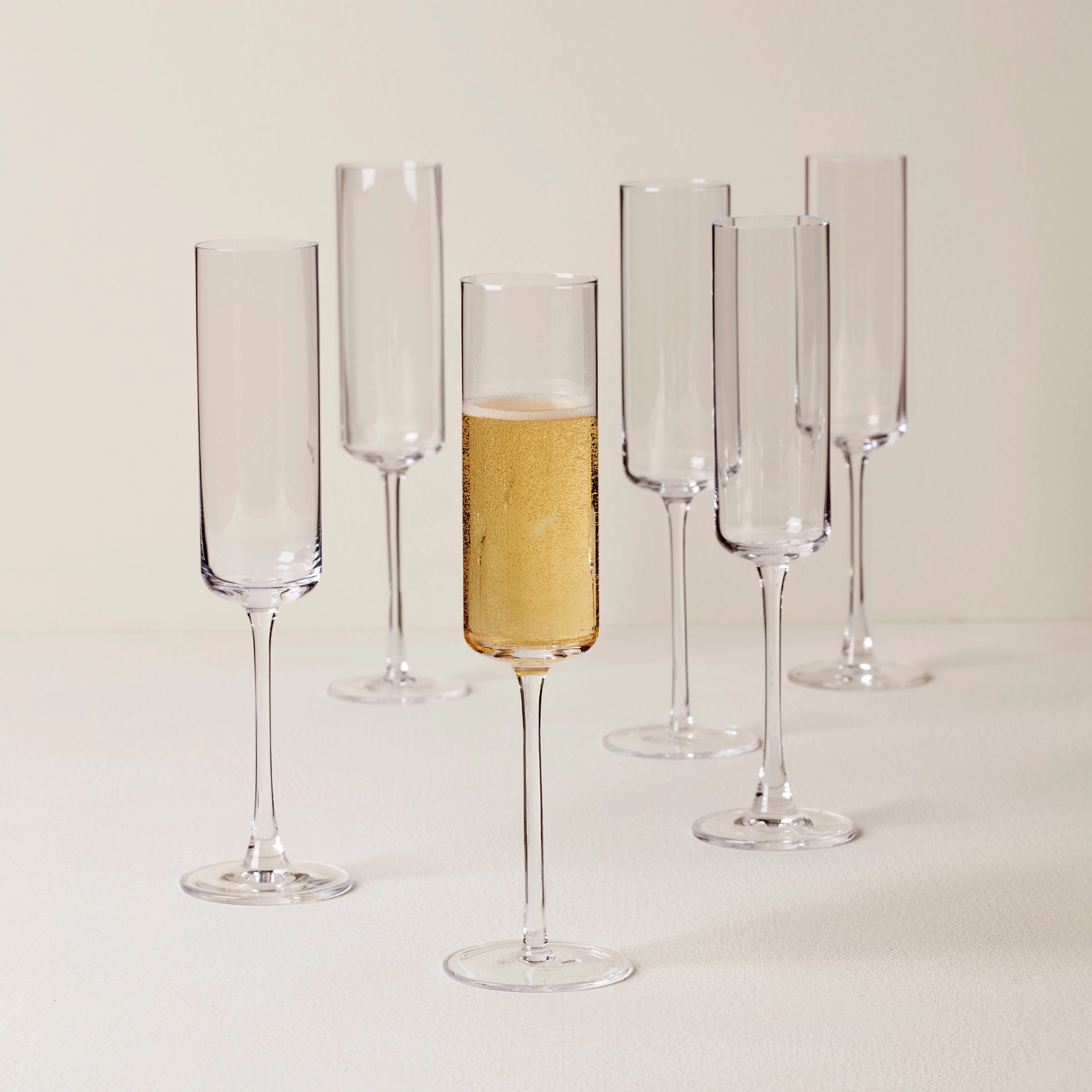 Tuscany Classics Straight Flute Glasses - Set Of 6