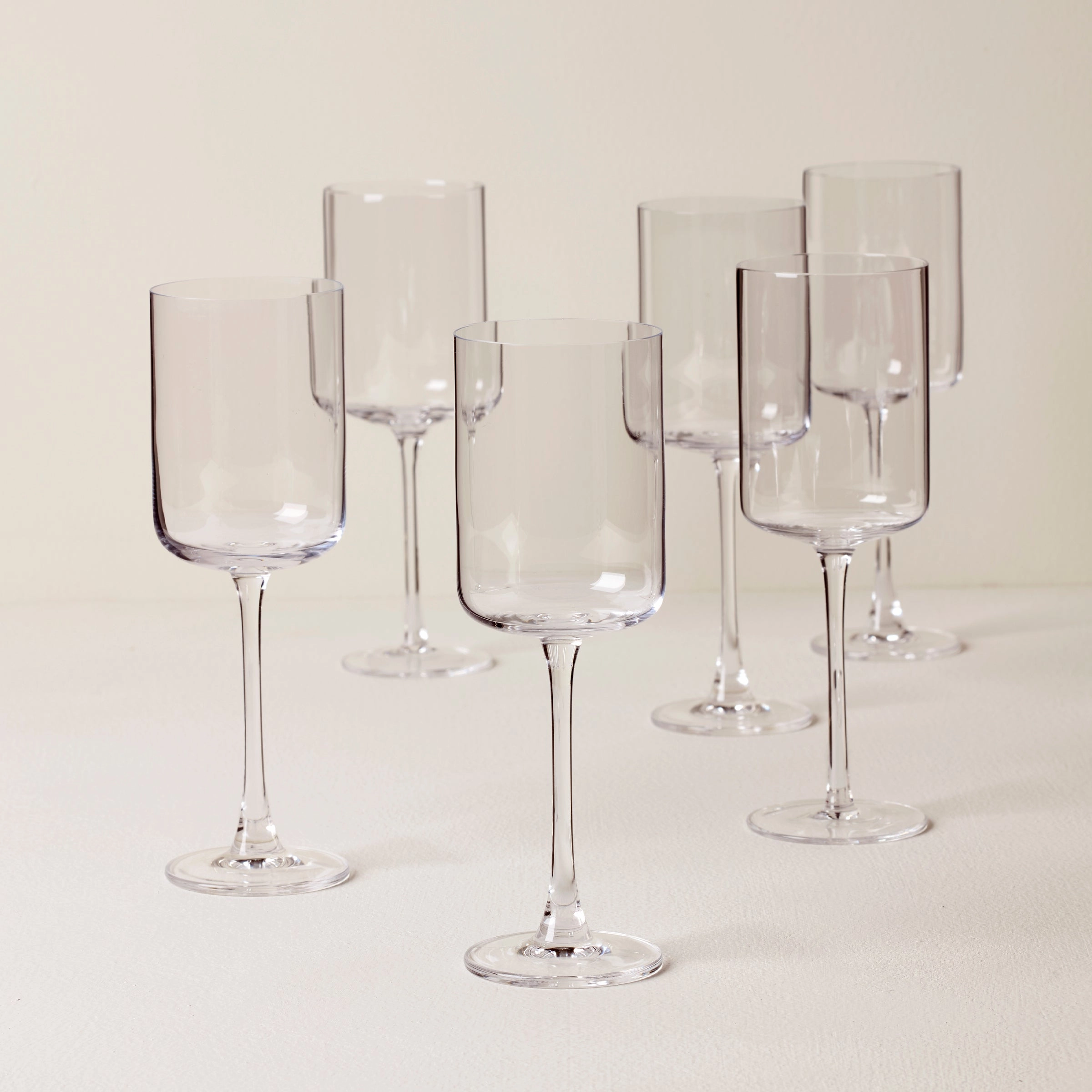 Tuscany Classics Straight White Wine Glasses - Set Of 6glass cups ,personalized mugs 