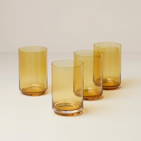Tuscany Stackable Amber Coolers - Set Of 4summer decor ,outdoor summer decor 